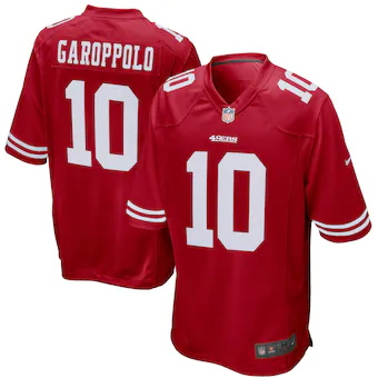 mens nike jimmy garoppolo san francisco 49ers game player j